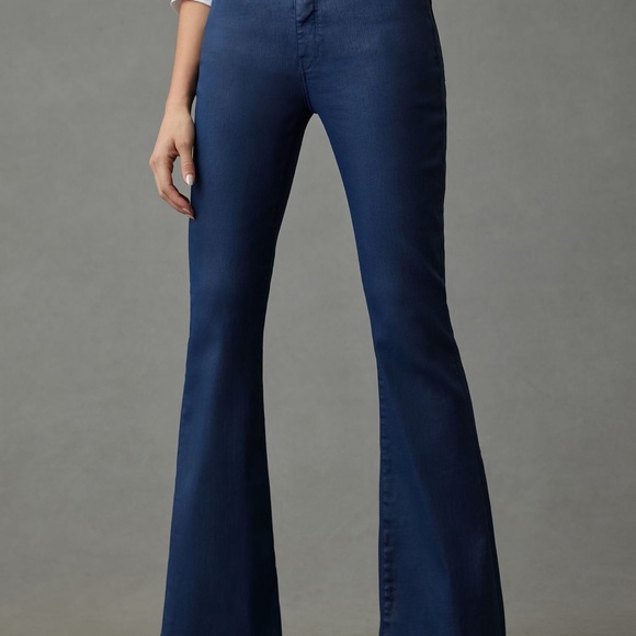 Anthropologie Deep Blue Wide Leg Jeans - Picture 3 of 4
